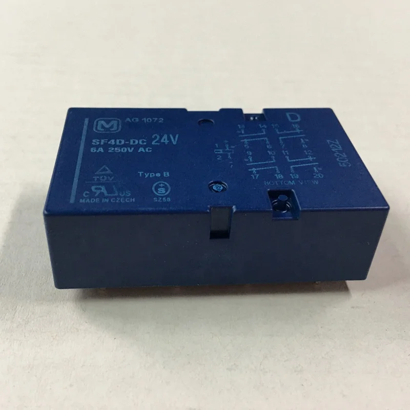 

SF4D-DC24V Electromechanical Relay SF4-DC24V 6A 24VDC 1.152KOhm New and Original Stocks