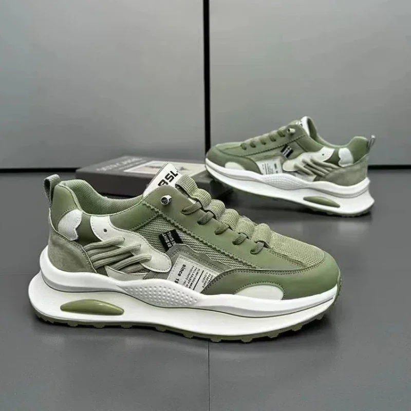 

Nice Men Sneakers Thick Sole Comfortable Running Shoes Male Outdoor Mesh Sports Shooes Fashion Men Walking Shoes tenis hombres