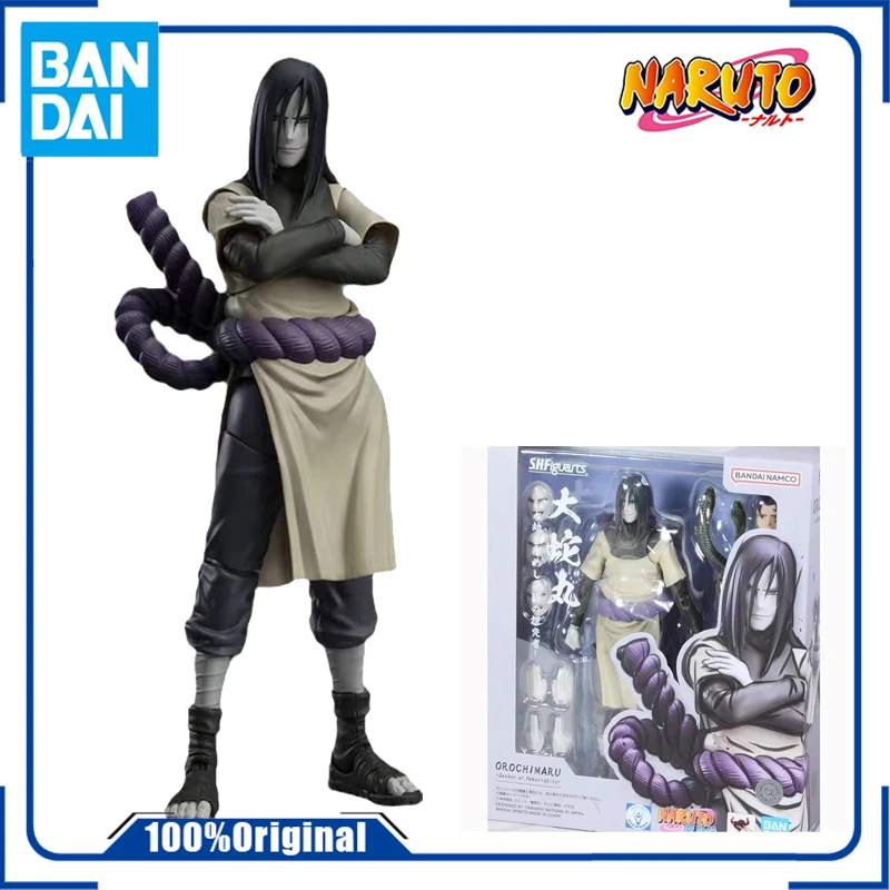 

Original In Stock Naruto Orochimaru S.H.Figuarts A Seeker Of Eternal Truth Shippuden Action Figures Gifts Collectible Model Toys