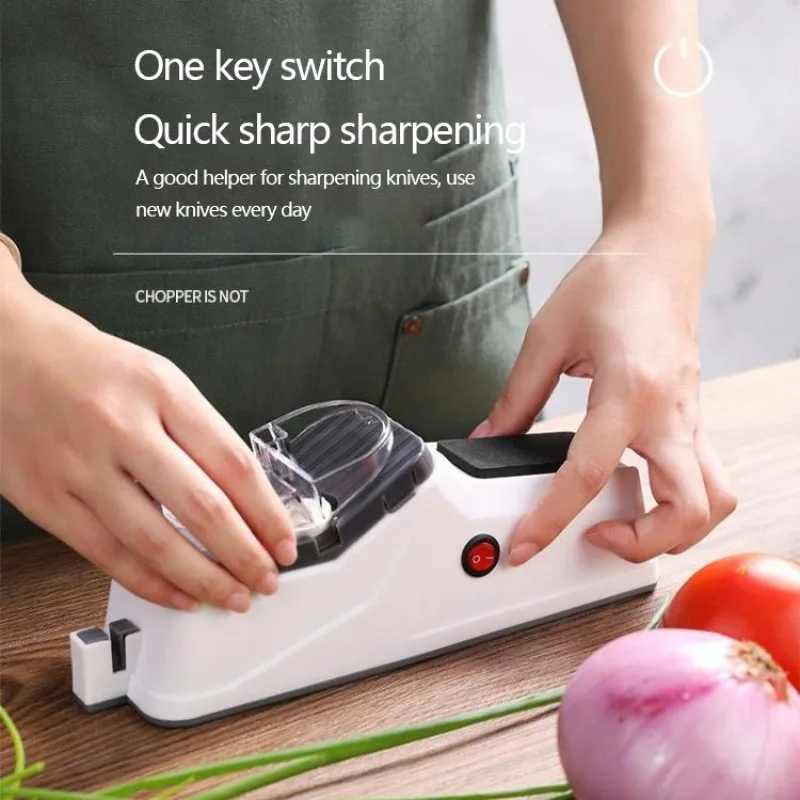 USB Electric Knife Sharpener Sharpening Whetstone KitchenTool  Double-Sided Knife Sharpener  Electric Knife Sharpener 전기 칼갈이