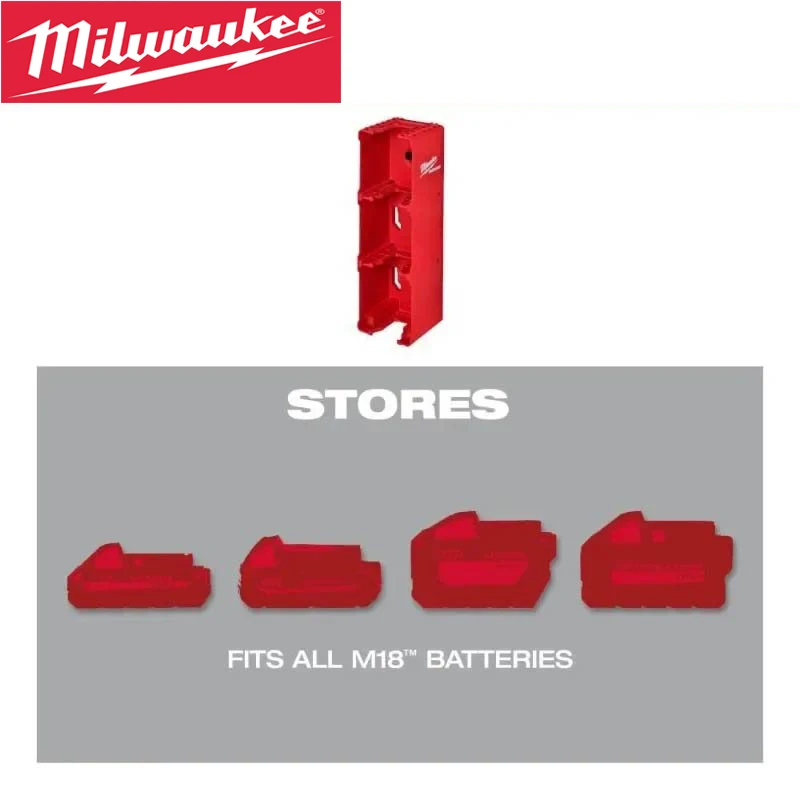 Milwaukee 48-22-8339 PACKOUT™ M18™ Durable Battery Rack Power Tool Accessories MILWAUKEE Tools