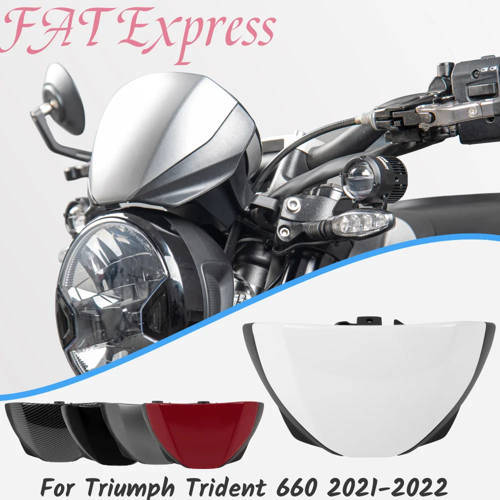 

Motorcycle Windscreen Flyscreen For Triumph Trident660 for Trident 660 2021-2022 Front Screen Lens Windshield Fairing Deflector