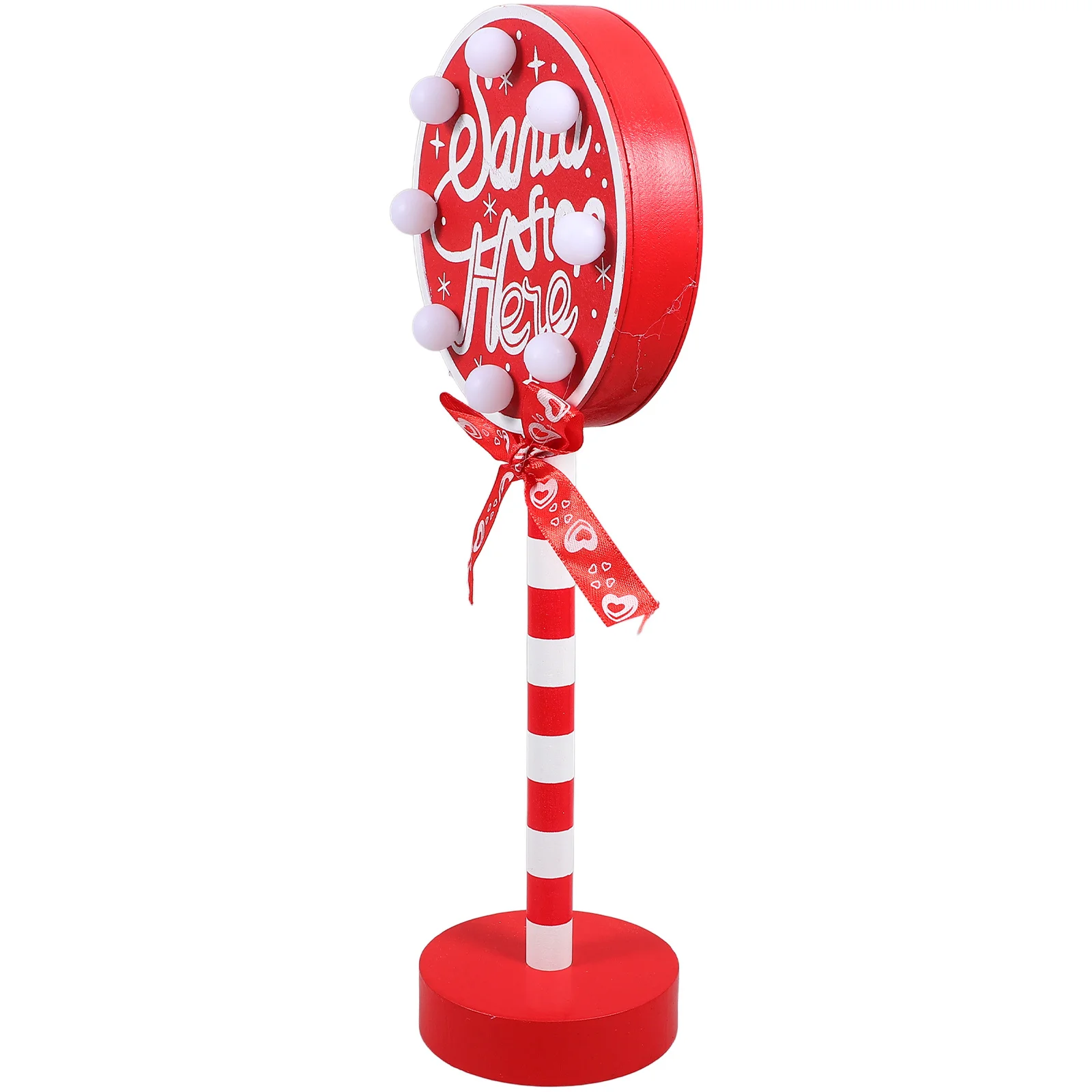 عيد الميلاد خشبية LED ضوء مصباح للديكور المنزل منضدية السرير غرفة المعيشة عيد الميلاد الديكور مضيئة ضوء الليل عطلة #2