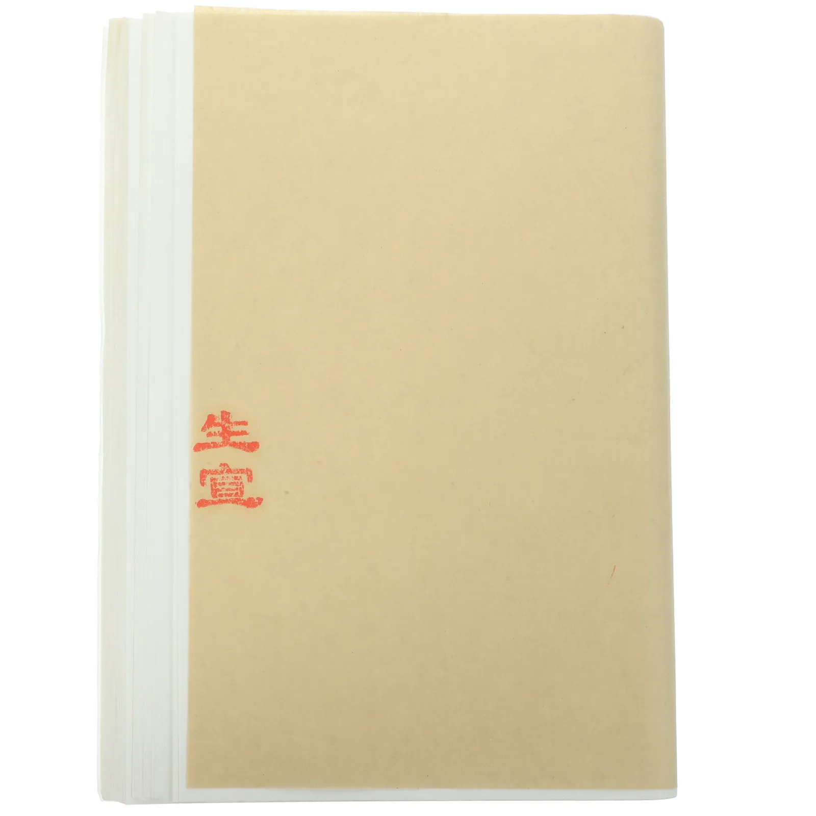 100Sheets Rectangle Mirror Card Paper High Quality Xuan Paper for Calligraphy Writing Brush Painting Traditional Chinese Art