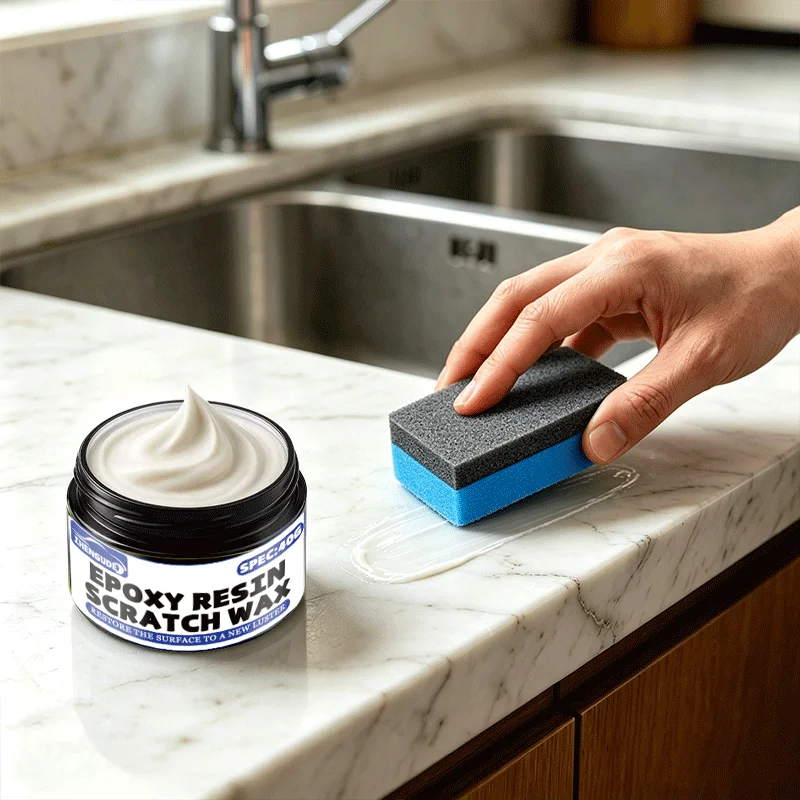 Multi-Surface Scratch Repair Polishing Wax 40G Restore Gloss Remove Fine Marks for Epoxy Resin Table Automotive Paintwork