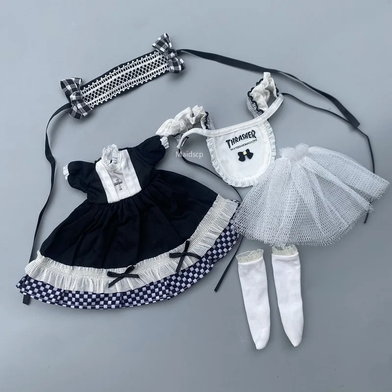 BJD 옷 30cm 1/6 BJD SD YOSD 인형 옷 패션 스커트 옷 세트 액세서리