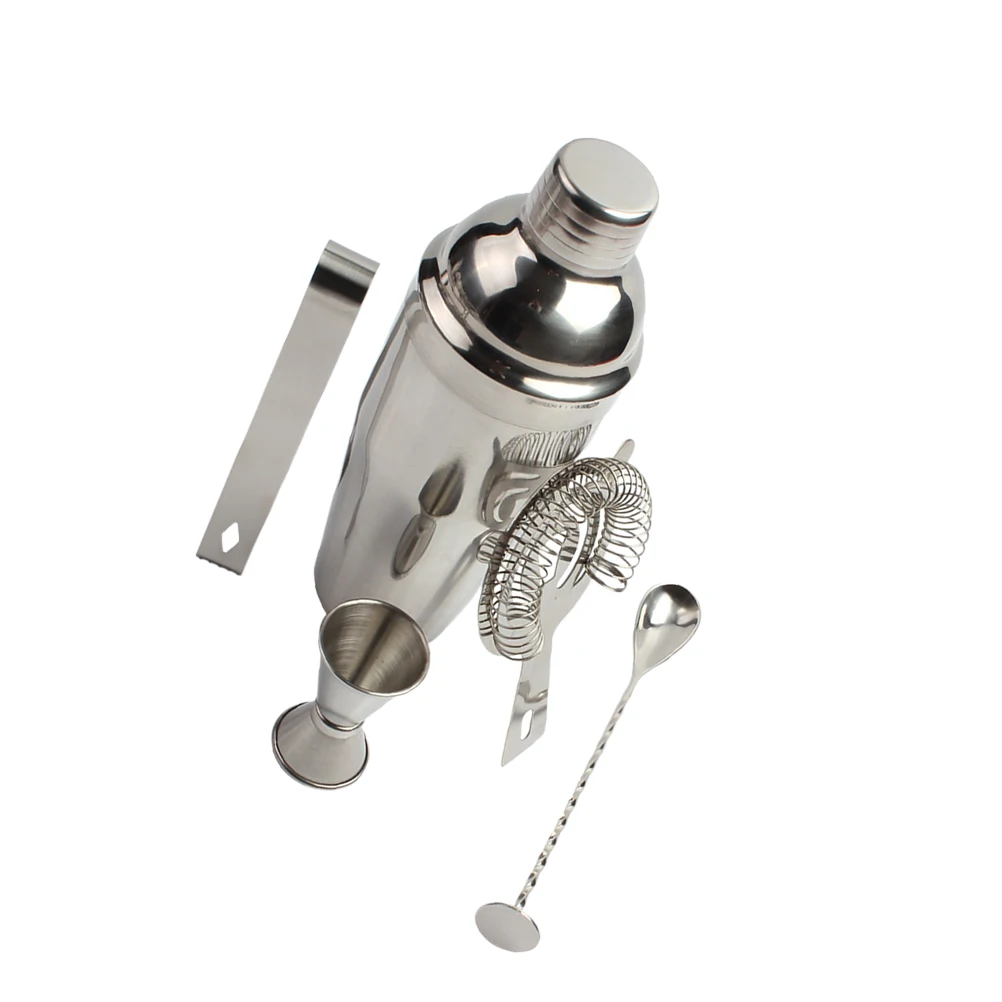 

5 Piece Set Drinks Drink Mixer Drink Bartender Cocktail Shaker Tool Set Mixer Kit Bartender Tools Kit Premium Quality