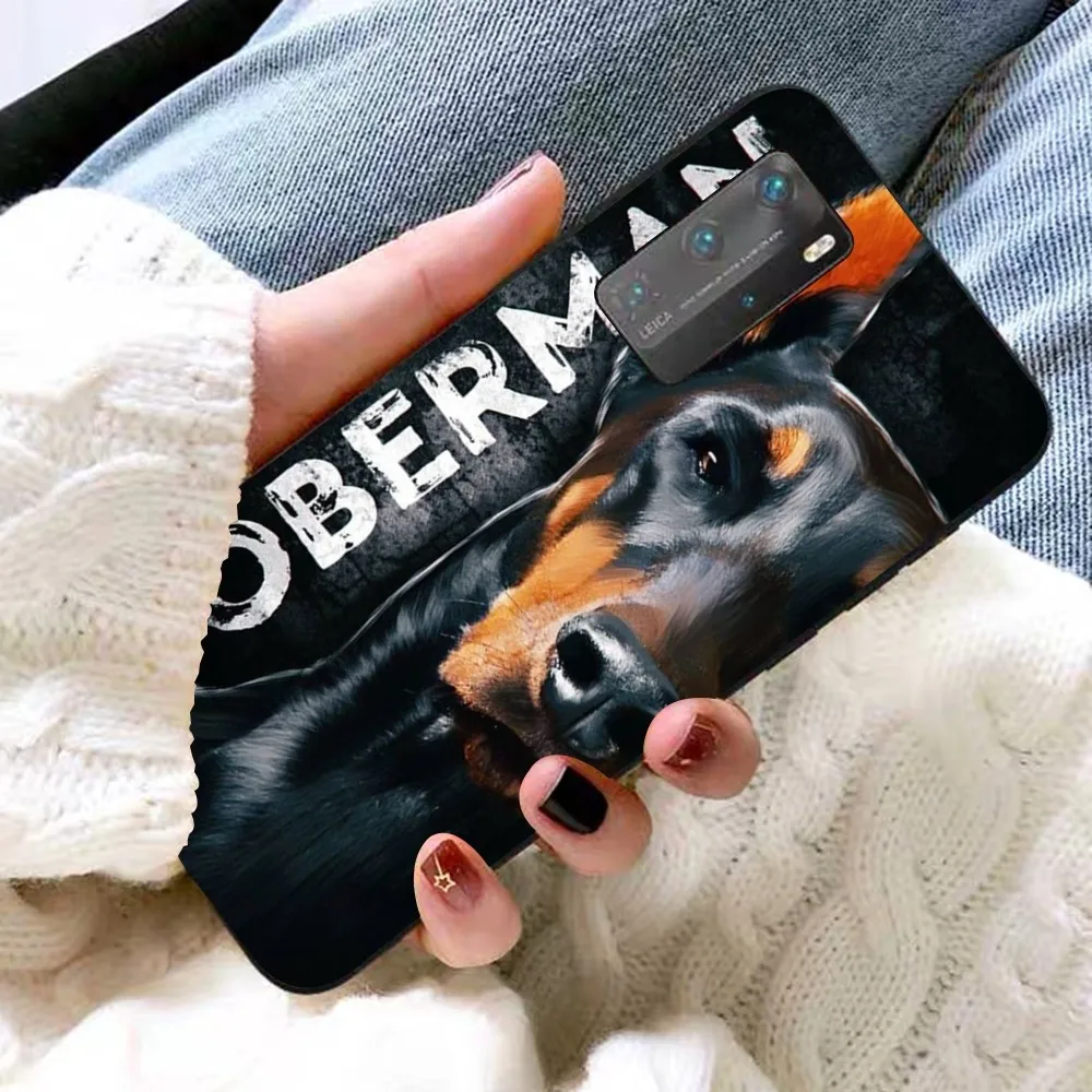 Animal Dachshund Doberman dog Phone Case For Huawei P 8 9 10 20 30 40 50 Pro Lite Psmart Honor 10 lite 70 Mate 20lite