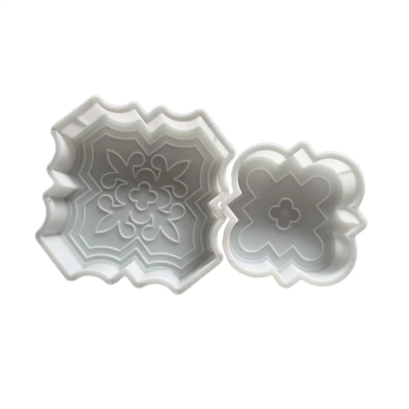 

2 шт., формовочная форма для шаблонов «сделай сам», аксессуары для шаблонов, многоразовые для дворового тротуара, многоцелевые