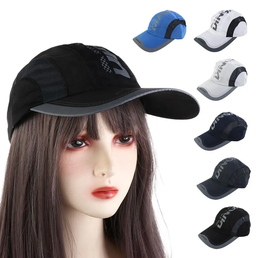 Hiking Breathable Quick Dry Cap Adjustable Snapback Baseball Cap Ultra-Thin Waterproof Truck Hat Outdoor Sport