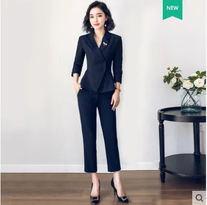 Women Fashion High Quality Suit Blazer Skirt 3 Piece Set  Women Suits Office Sets костюм женский  trajes Mujer Chaqueta Pantalón