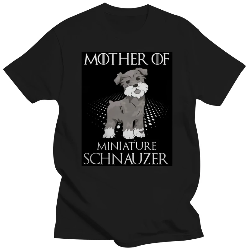 Men T Shirt  Mother of Miniature Schnauzer  Women t-shirt