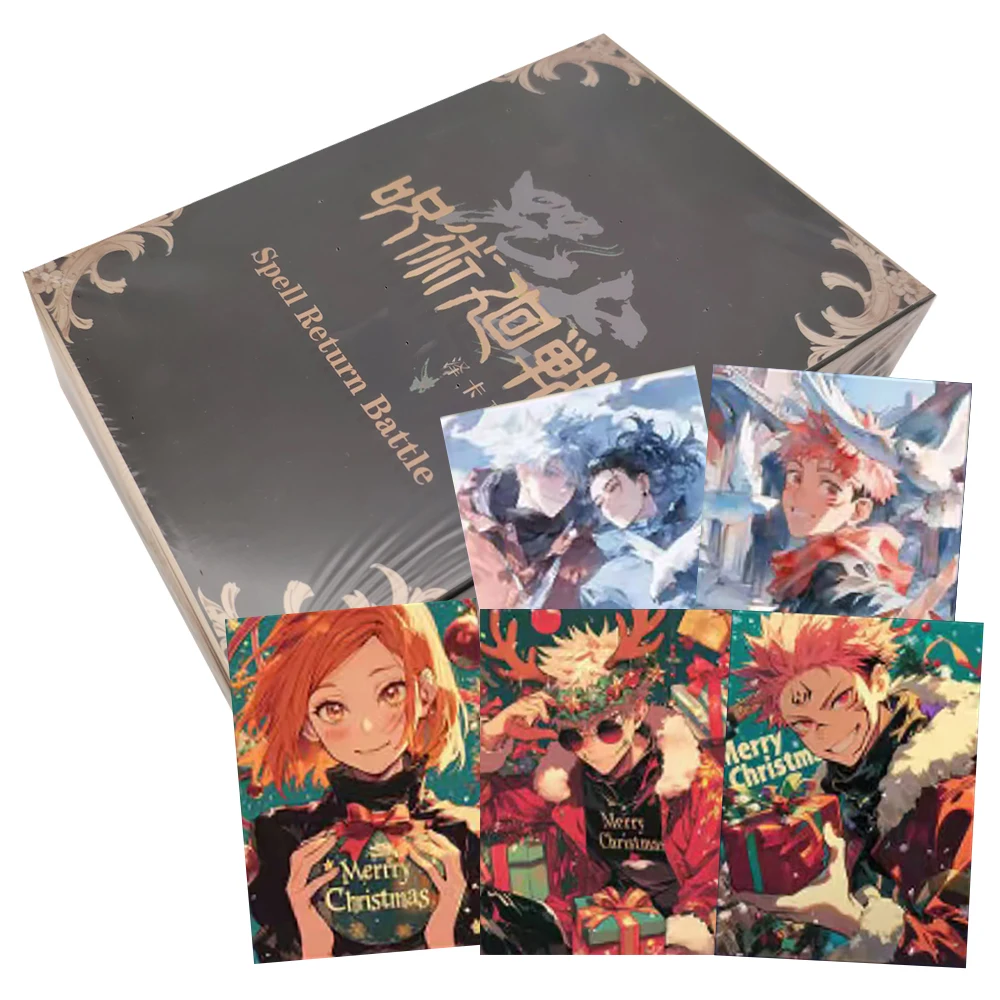 

Jujutsu Kaisen Color Paper Collection Cards for Friends Anime Characters Warm Healing Limited Edition Hidden Rare Cards Toy Gift