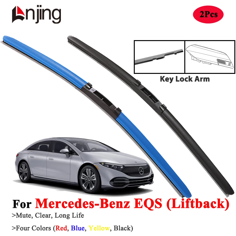 

LNJING Car Wiper Blades For Mercedes Benz EQS Sedan V297 ESQ350 EQS450 EQS500 EQS580 EQS53 2021-Now