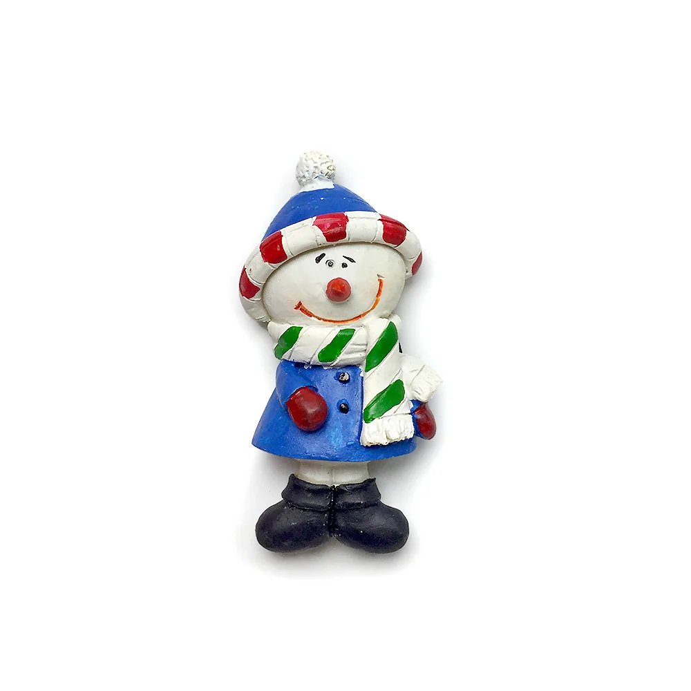 ‌Snowman Resin Fridge Magnet, Cute Winter Decoration, Strong Magnetism, Essential Home Decor‌