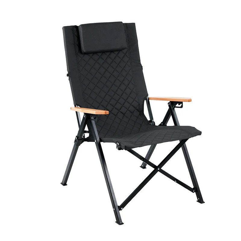 

Outdoor camping folding chair, one-piece seal chair, wild camp, high back reclining