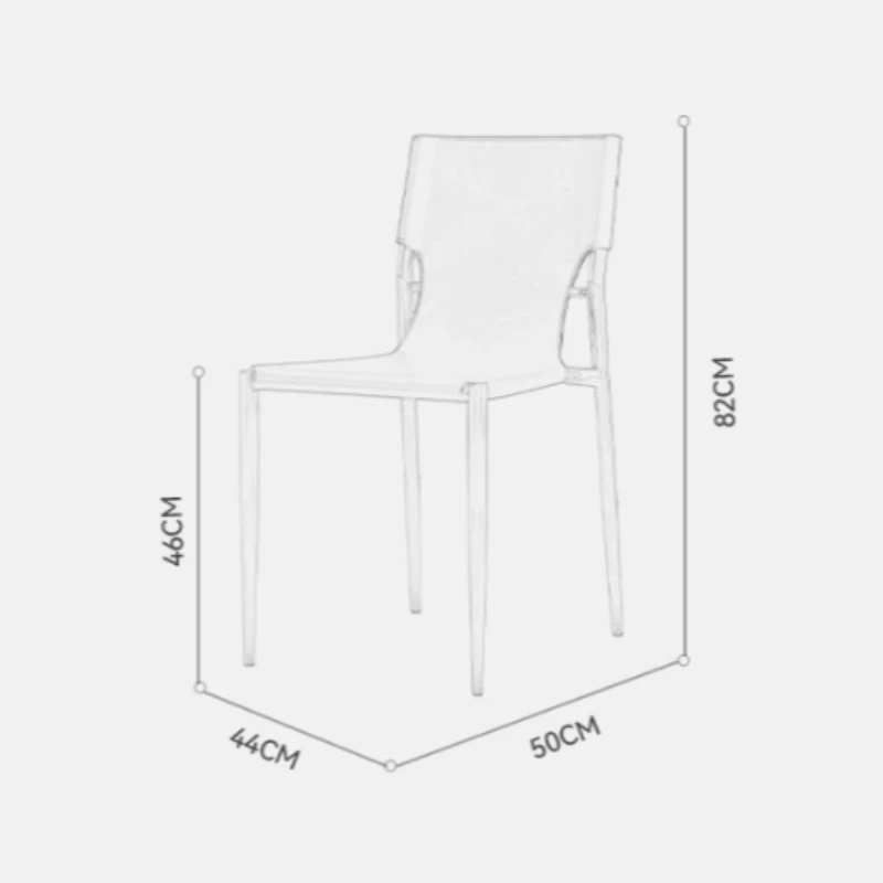 xx-Steel Designer Dining Chairs Modern Kitchen Nordic Computer Dining Chairs Bedroom Vanity Cadeiras De Jantar Hotel Furniture*