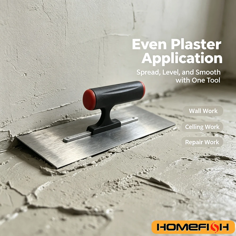 Drywall Trowel for Plastering  Flooring  Cement Trowel Scraping Finishing Tool for Wall  Surface Smoothing