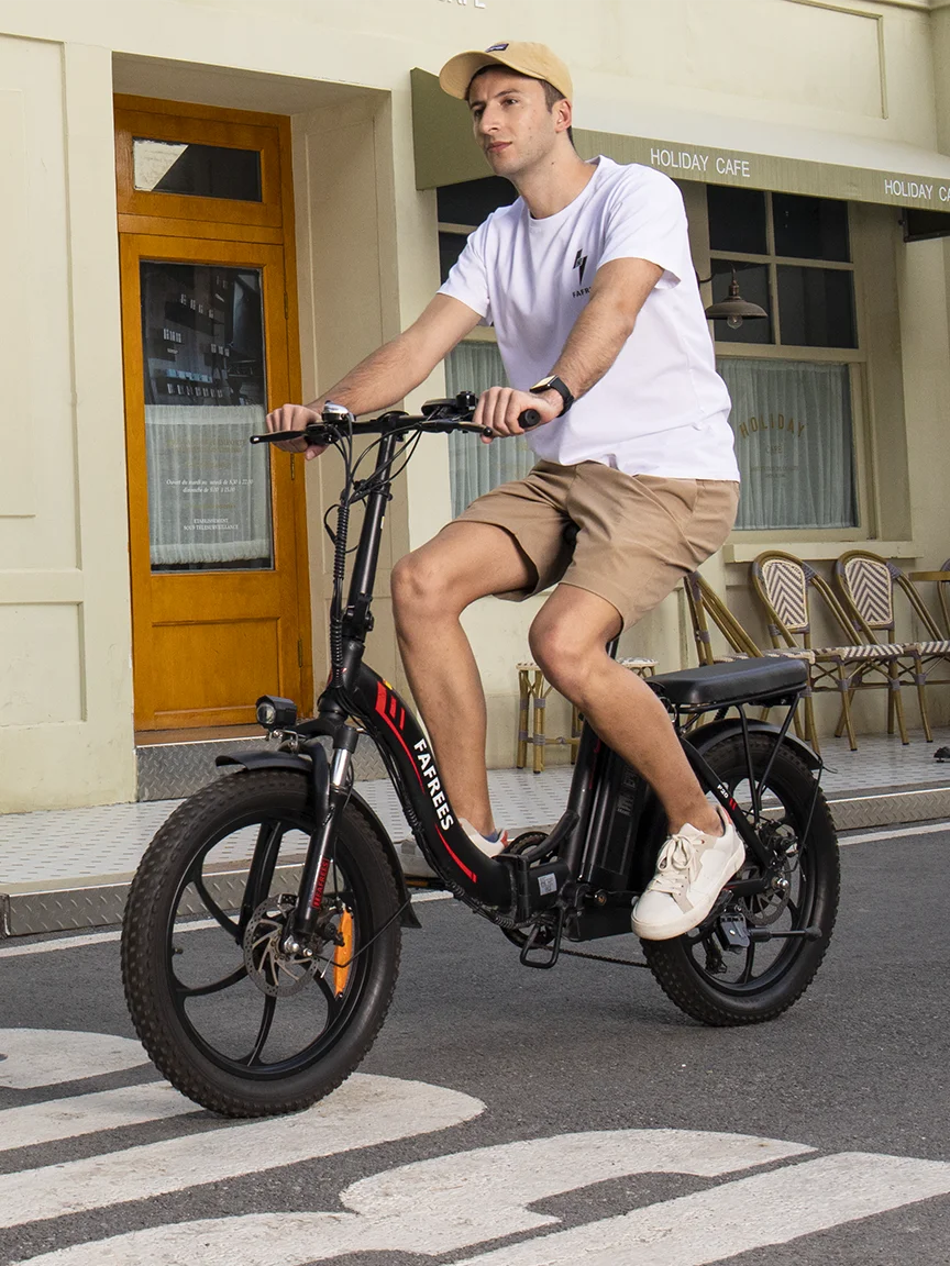 Fafrees F20 E-bike Mountainbike Mit 36V 18Ah Abnehmbarem Akku, 20 Zoll Klapprad Elektrofahrrad für Erwachsene, 7-Gang, 25 km/h und Reichweite bis 90km