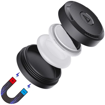 Dla Apple Airtag Case Magnet Wodoodporny uchwyt GPS Tracker Uchwyt Airtags Magnetyczny uchwyt Ukryty do samochodu, roweru, motocykla