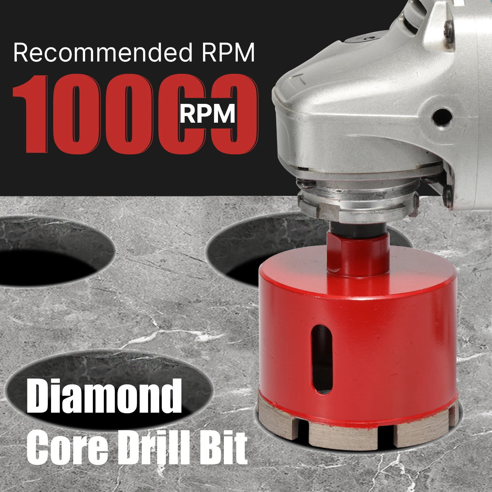 HEDA 6-16mm M14 Thread Sintering Wet Diamond Drill Bit Angle Grinder Hole Saw For Granite Tile Marble Concrete Quartzit