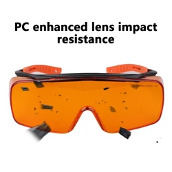 Orange Filtered Polycarbonate UVC Protective Eyewears Sunglasses Goggles Blue Light Filter For Men Women In Any Dropship