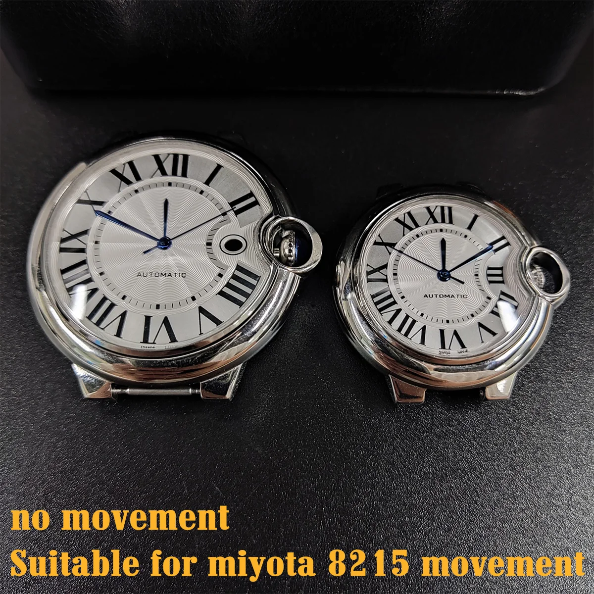 42mm case watch accessories case Miyota8215 DG2813 st1612 movement plus dial pointer stainless steel men\'s case