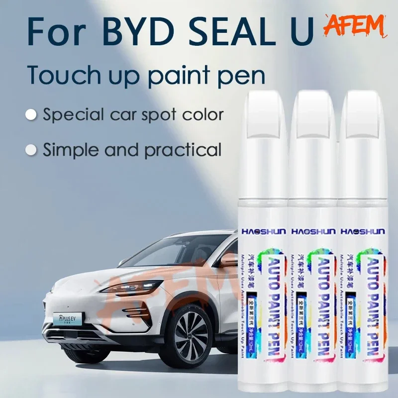 For BYD Seal U 2023-2025 Paint Repair Pen Touch Up Varnish Pen Automotive Paint Repair Components Time Gray HAN Sky Blue UV