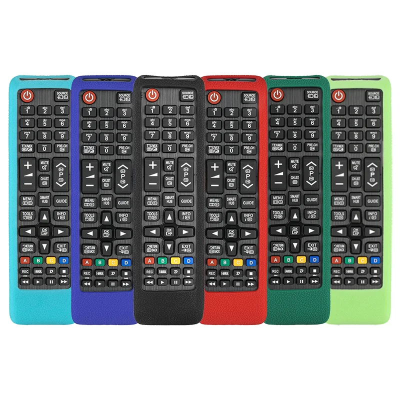 Silicone Remote Control Case Compatible With Samsung BN59-01199G AA59-00786A BN59-01303A TV Remote Shockproof Protective Shell
