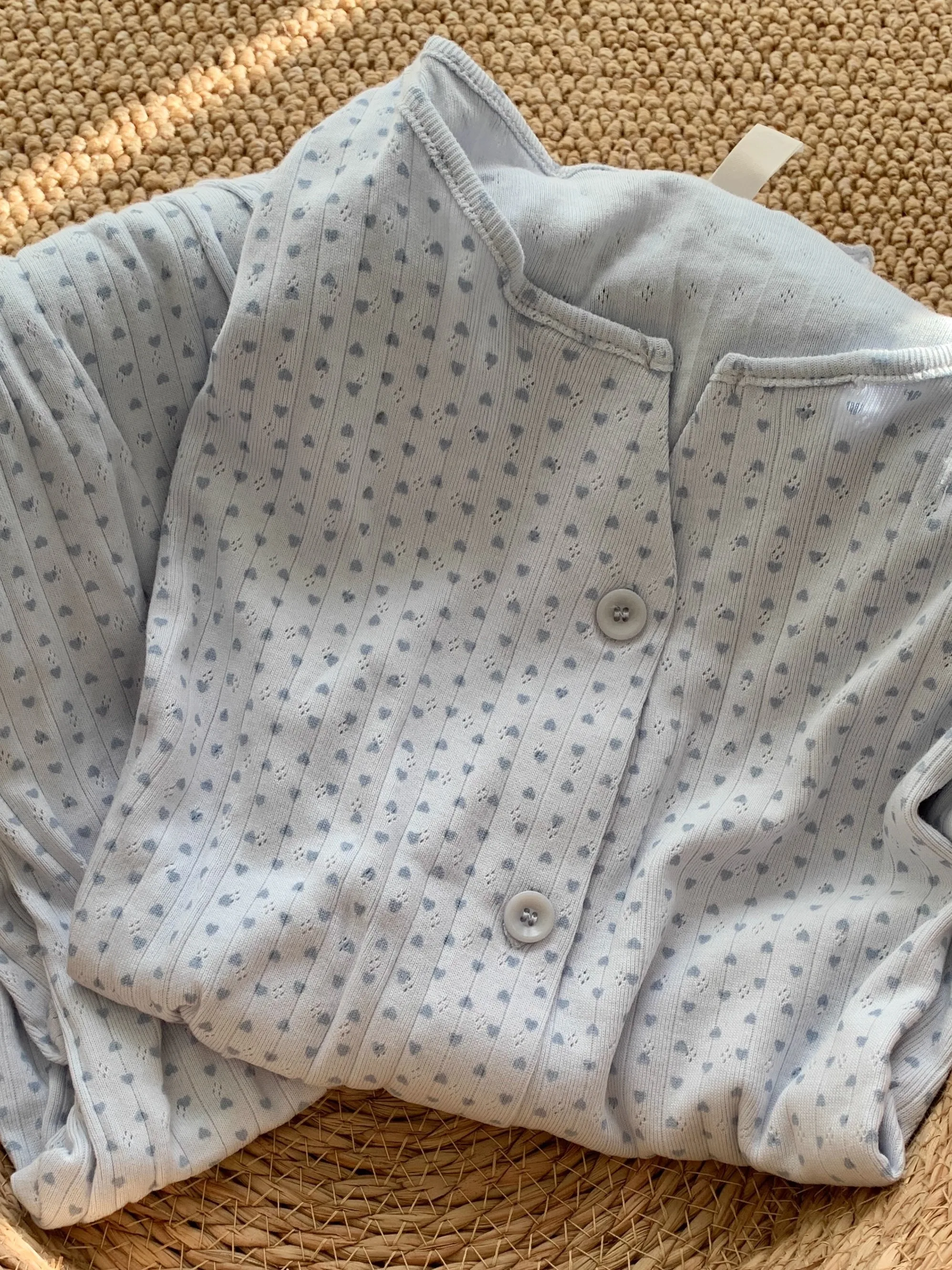 Футболка с длинным рукавом и синим сердцем, комплект брюк, женские футболки на пуговицах + прямые брюки на шнурке, хлопковая домашняя пижама с вырезами, комплекты из 2 предметов