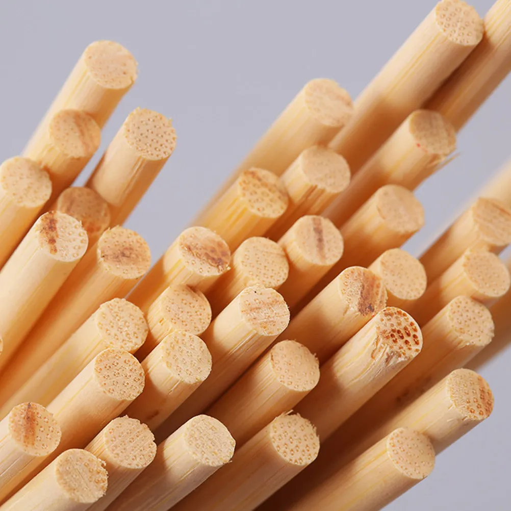 

100 шт. бамбуковых палочек для творчества, гладкие деревянные палочки для поделок, для детских художественных проектов, рукоделия, счета, коллажей