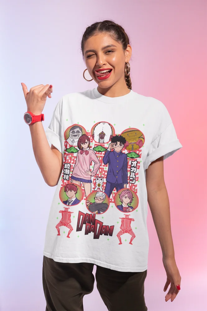 Dandadan T-shirt Okarun Momo Ayase Okarun Exclusive Anime Gift Shirt All Size