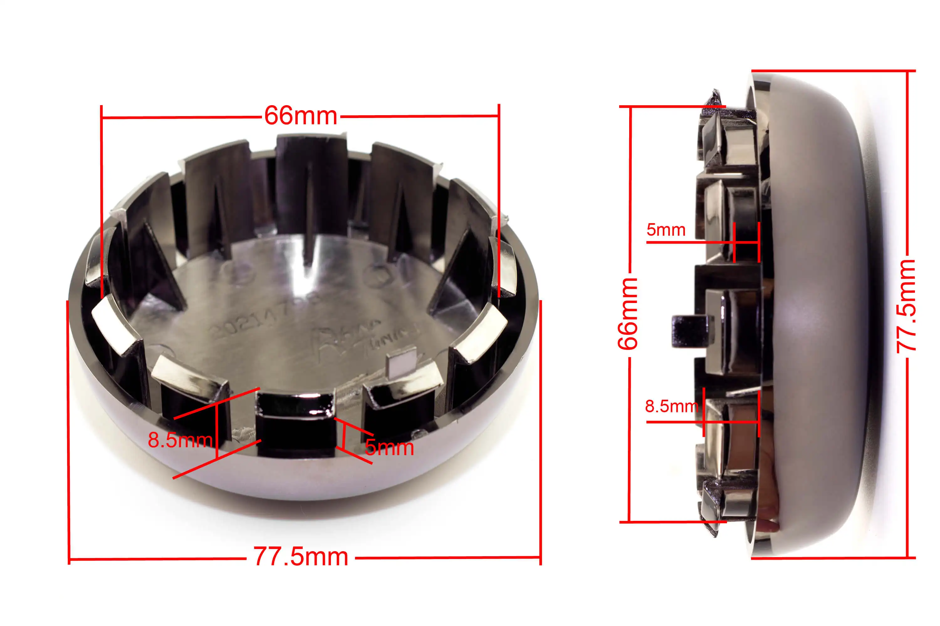 4pcs OD 77.5mm/3.05in ID 66mm/2.6in Wheel Center Hub Cap For 15661030 15708890 1995-2005 Blazer 1995-2004 S10 5031