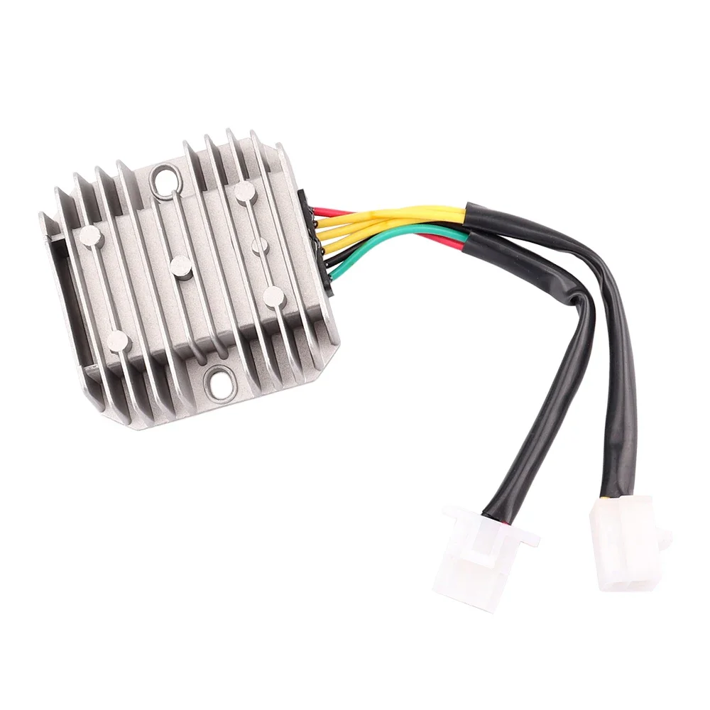 6 Wires Motorcycle Voltage Regulator Rectifier Waterproof For GY6 125cc 150cc 152QMI 157QMJ CH125 Scooter ATV Moped Quad 2 Plug