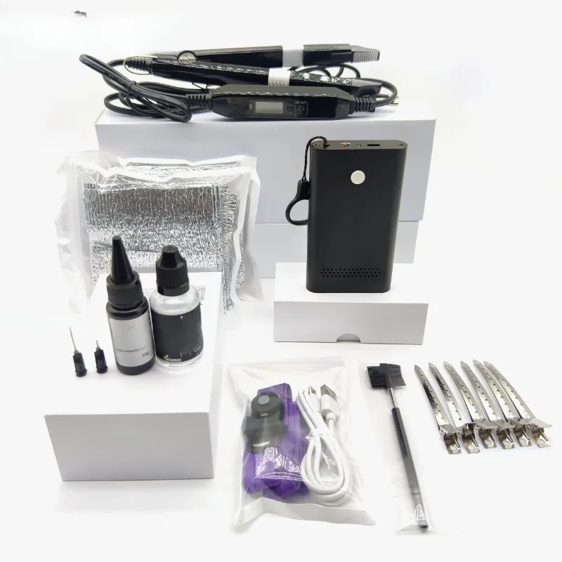 glue for hair extension  v light hair extension machine