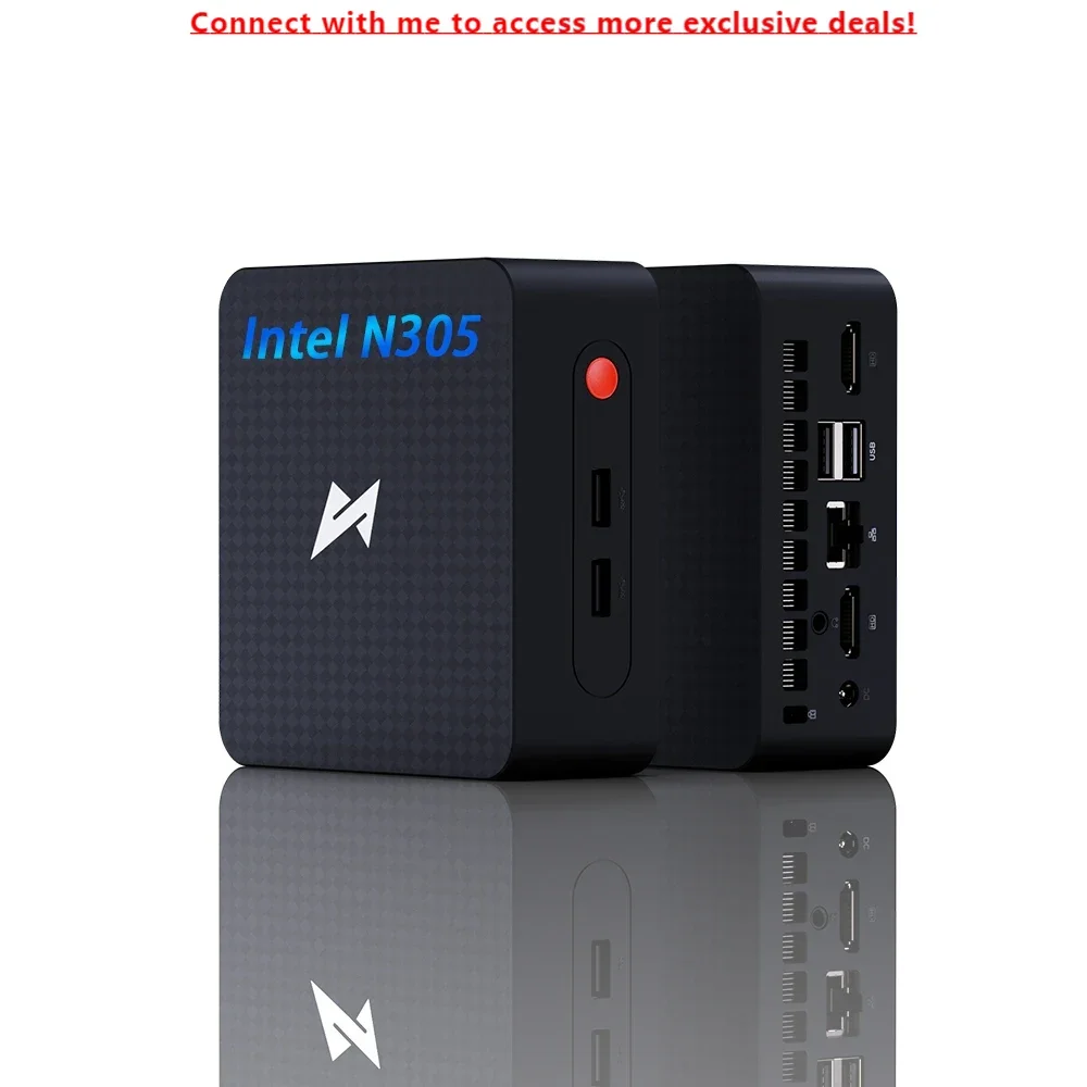 

Boost Productivity N305 MiniPC DDR4 16GB RAM 512GB SSD WiFi5 BT Office Work Host