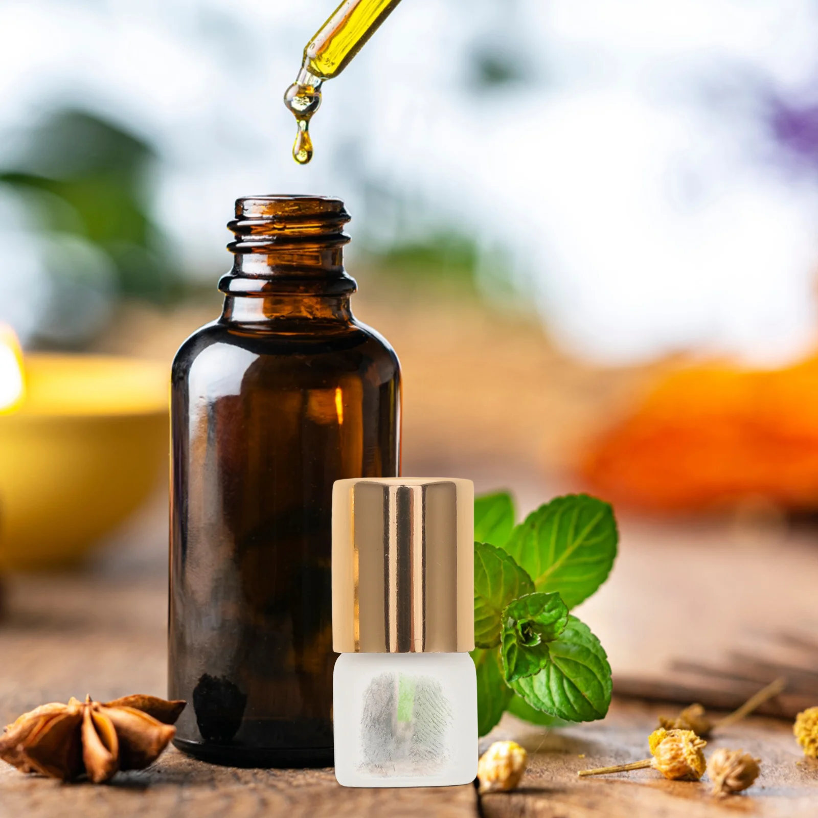 Rolo de perfume recarregável de 20 peças 1ml em garrafas de vidro recipientes de amostra de fragrância garrafas de perfume