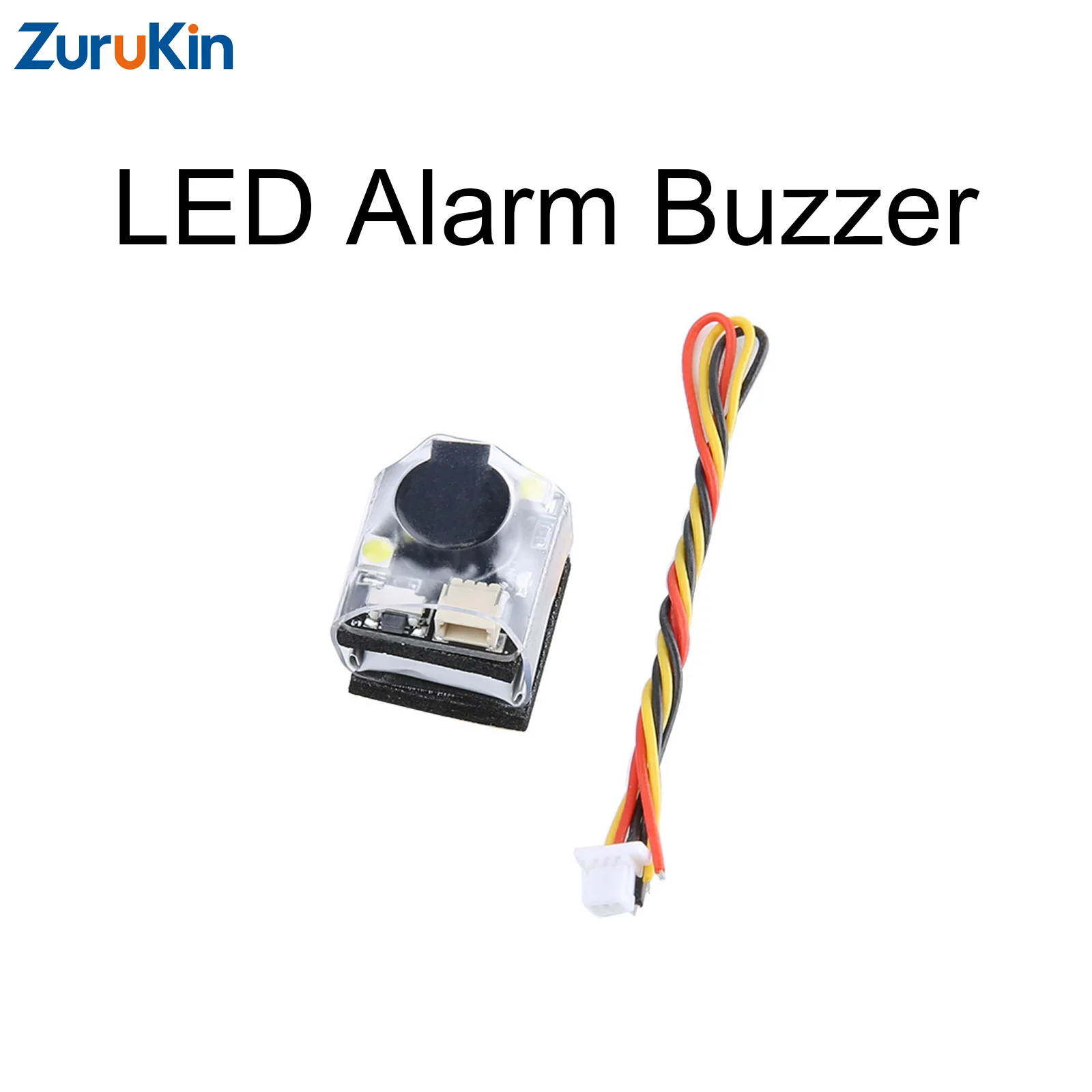 ZuruKin YR50B_S FPV Finder 100dB Super Loud Buzzer with LED Light Self-Powered Alarm for Betaflight Cleanflight RC Racing Drone