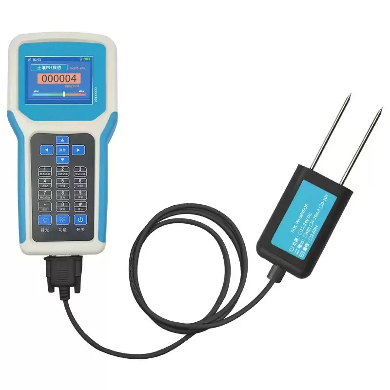 Agriculture Soil NPK/PH/EC Analyzer  PH Conductivity EC Temperature Humidity Soil Condition Monitors Soil Moisture Meter