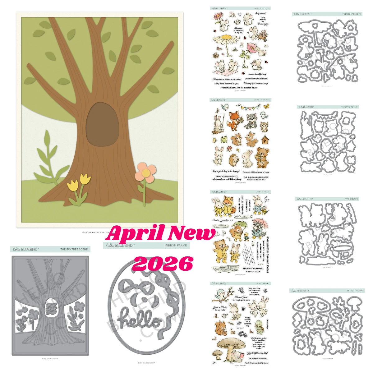 

New April Beautiful Day Stamps and Metal Cutting Dies Sets for DIY Craft Making Greeting Card Scrapbooking Embossing Decoration