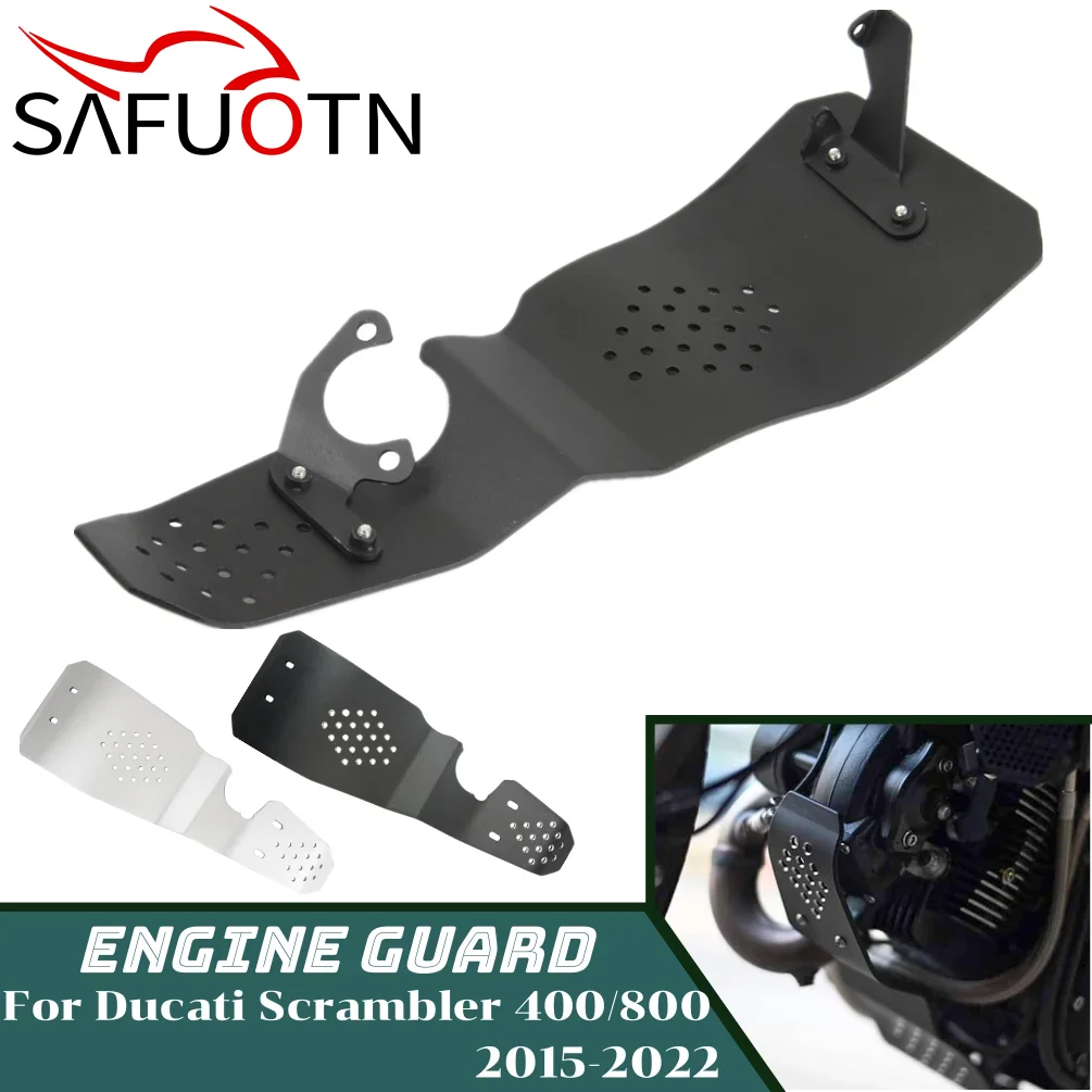 

Motorcycle Engine Guard Cover for Ducati Scrambler 400 800 Iron 2015-2022 Monster 795 796 Skid Plate Protection Accessories