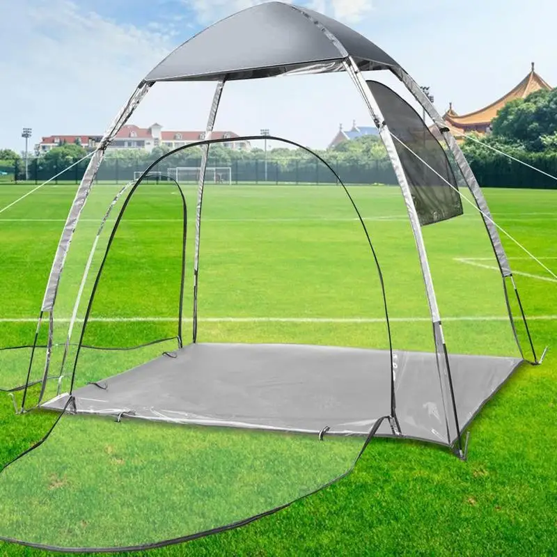 PVC waterproof tent Clear Outside Pod Instant Tent Shelter Rain Pod Camping Shelter Clear Soccer Tent for Events Fishing Camping