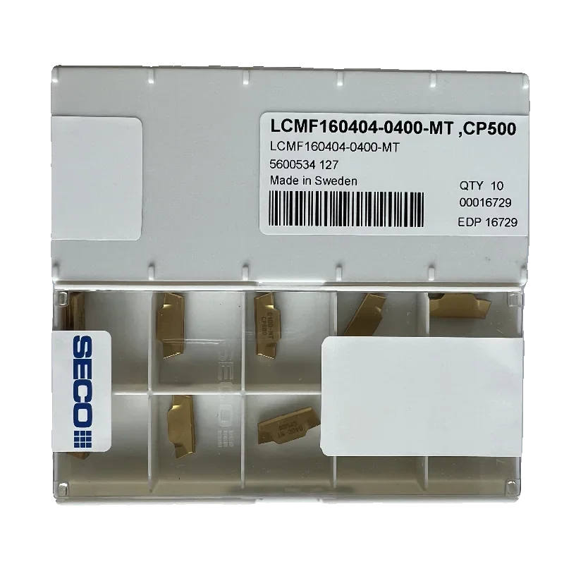 Original blade LCMF160404-0400-MT,CP500  /Carbide CNC Blade 10 Pieces
