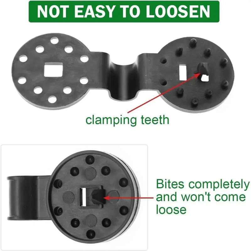 Universal outdoor sunshade net fixing clips, weather-resistant, with a secure locking ring, durable and sturdy, a sunshade acces