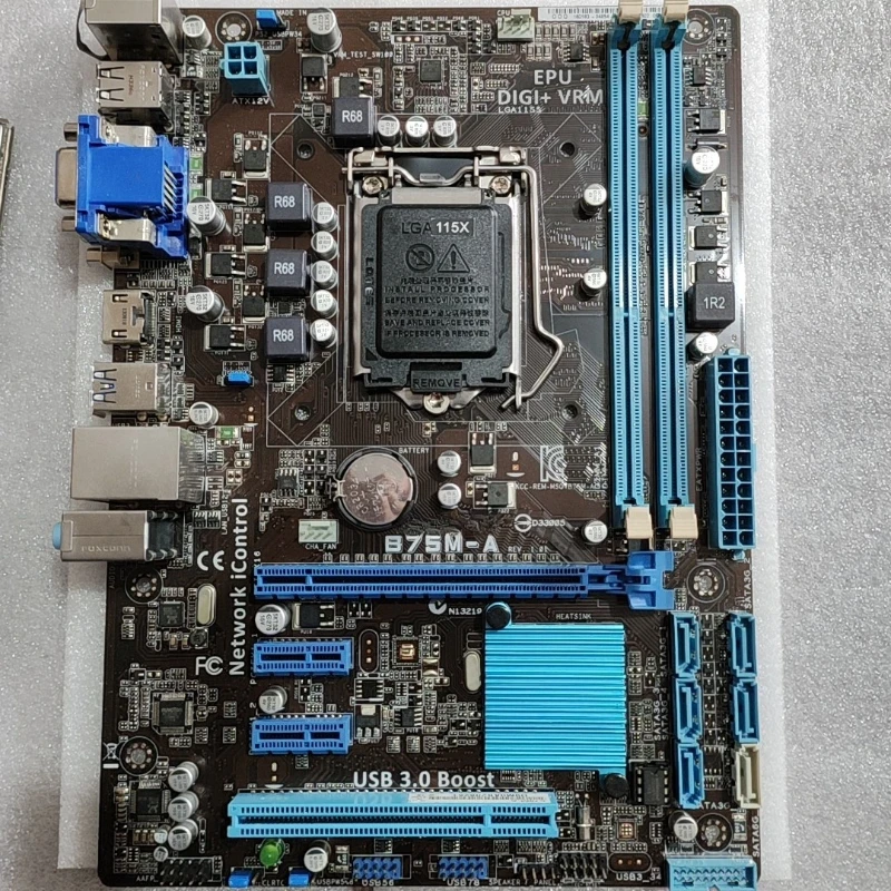 

used for ASUS B75M‑A LGA1155 mATX Motherboard With I/O Shield