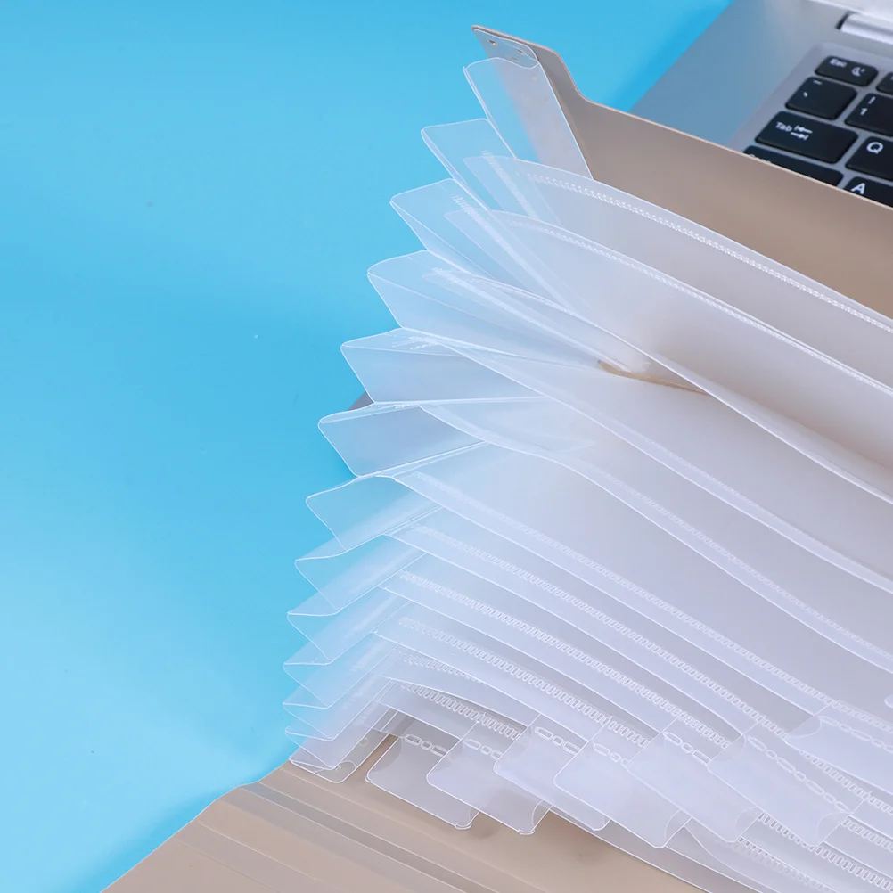 

2Pcs Expanding File Folder Organizer Waterproof Multi-Pocket Design for Easy Document Classification and Storage