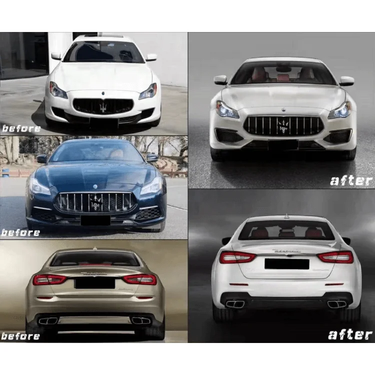 facelift bodykit LIGHTS Quattroporte GTS PERFORMANCE FRONT BUMPER REAR BUMPER HEADLIGHTS body kit for Maserati Quattroporte 2021