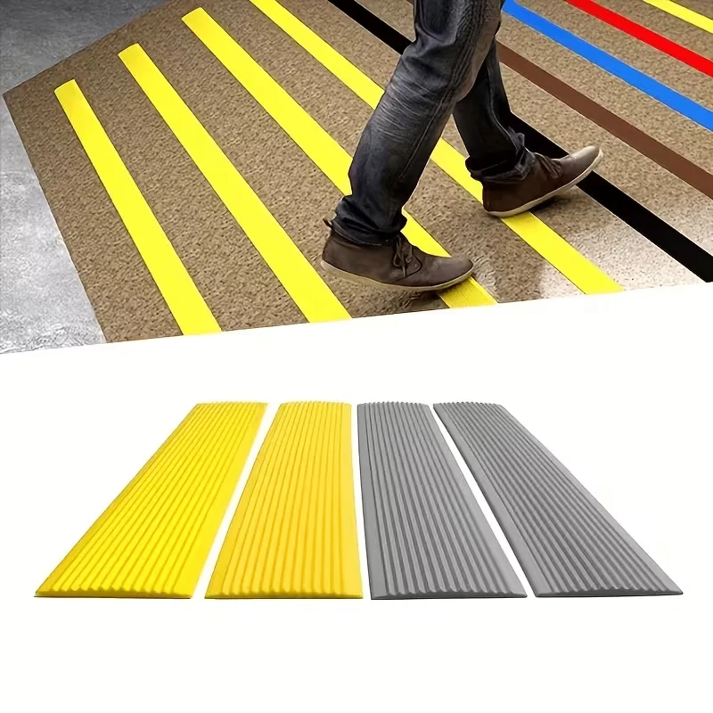 1PC 1mx3cm Anti-Slip Stair Strip Stair Treads Strip Staircase Protection Sticker Self-adhesive Step Protector Rug Practical