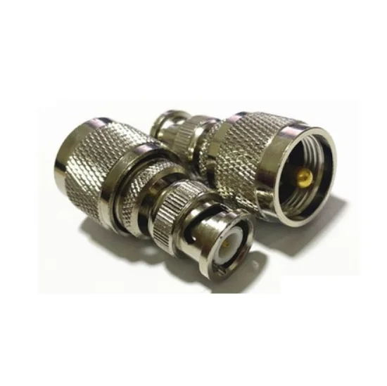 1pcs BNC Male to UHF SO239 PL-259 Male plug RF Coaxial Adapter Connectors