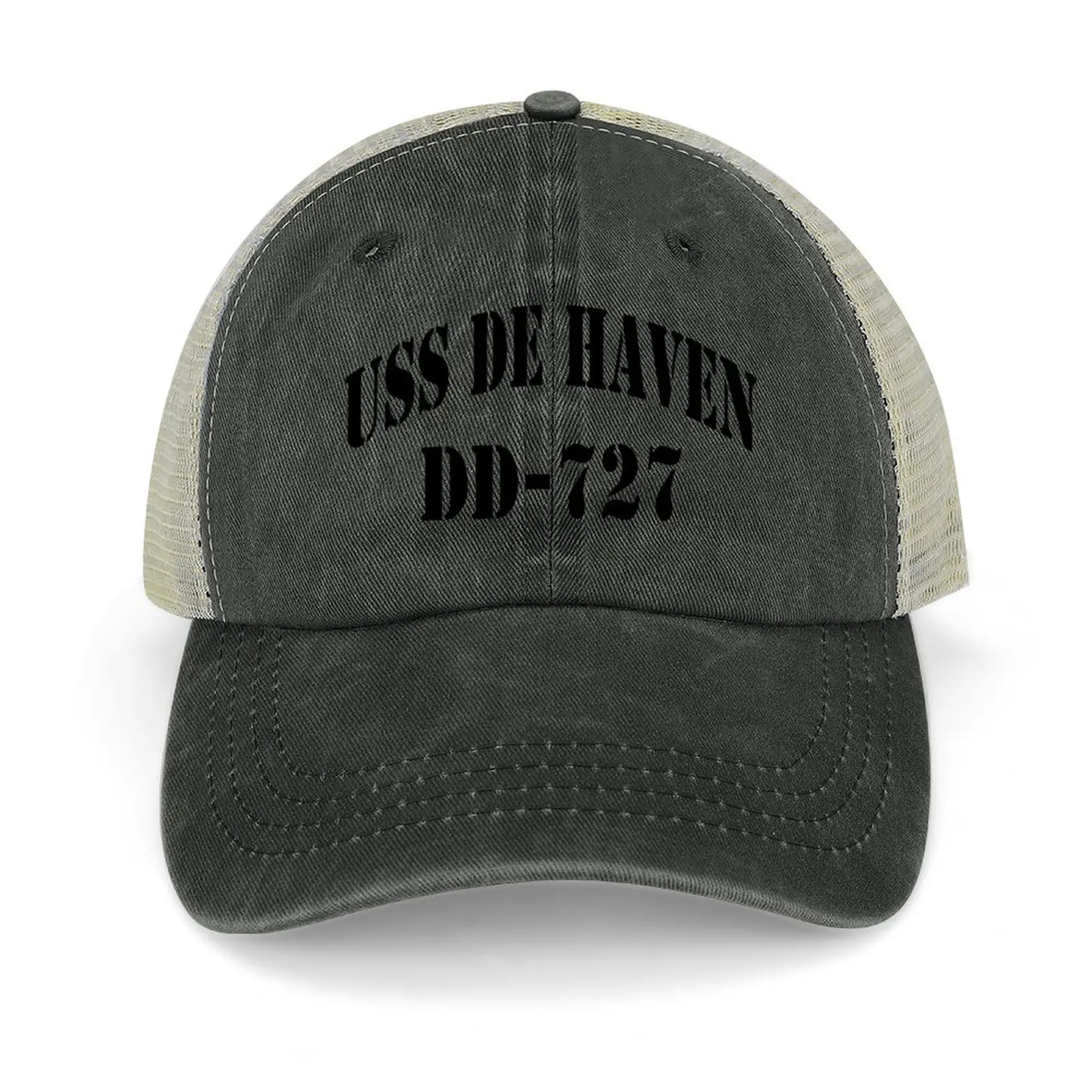 

USS DE HAVEN (DD-727) SHIP'S STORE Baseball Cap Hat Baseball Cap Luxury Man Hat black Baseball For Men Women's